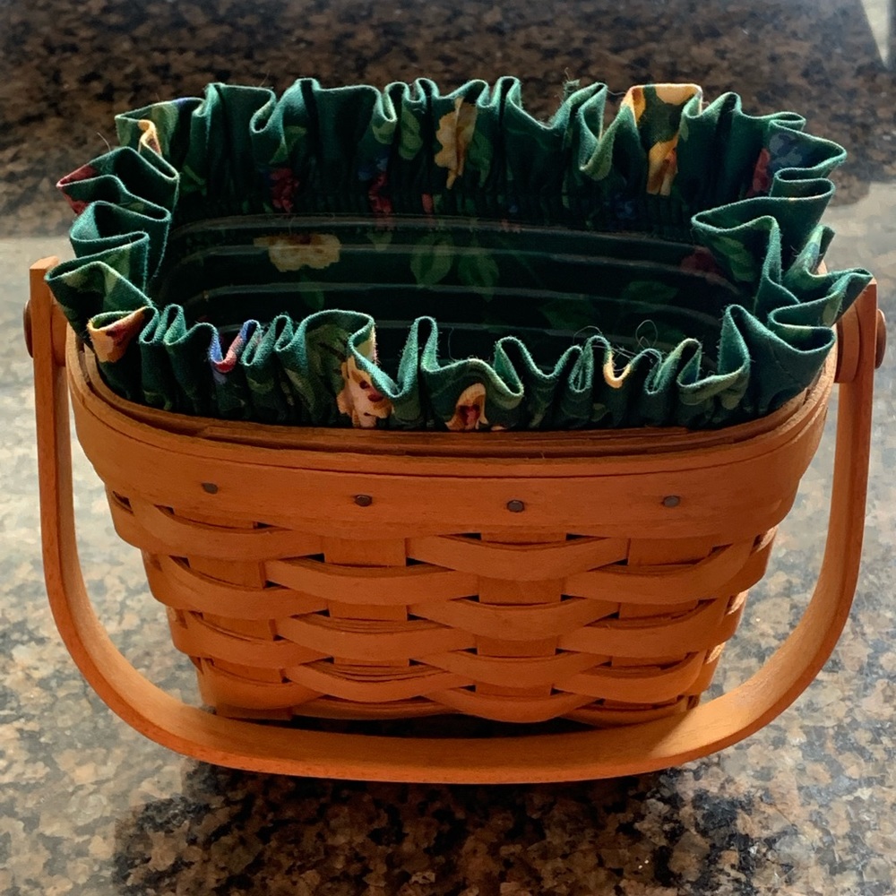Vintage American Cancer Society 1984 Vintage Longaberger Basket
